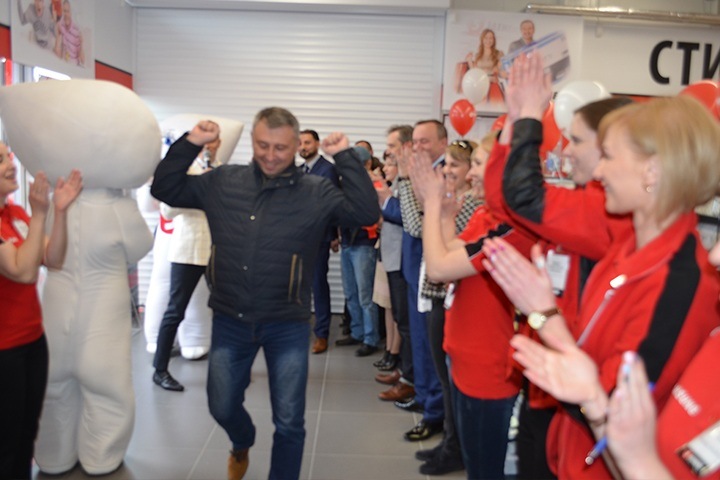 Торжественное открытие магазина в Березе