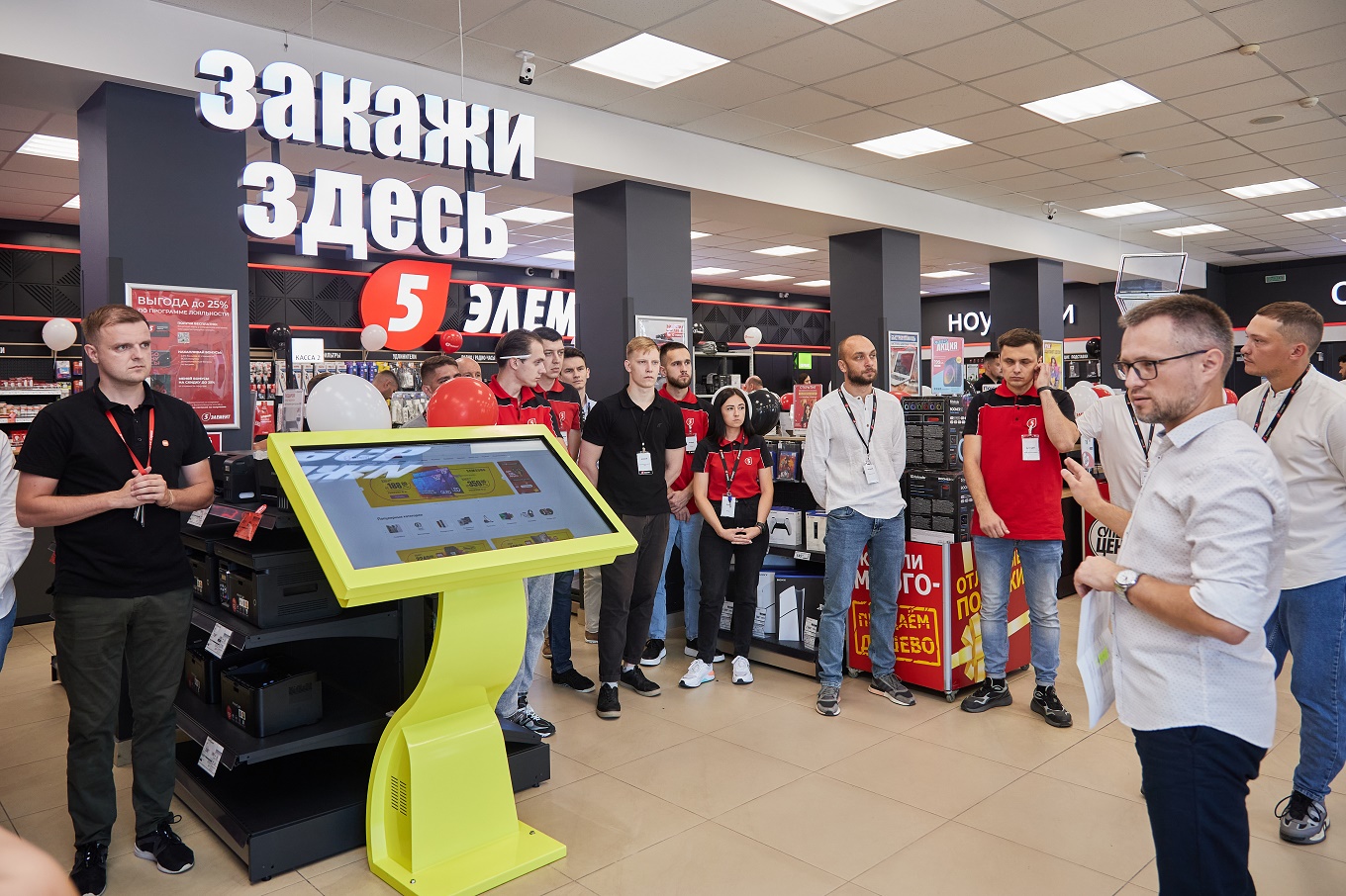 Магазин 5 элемент в г. Пинск ул. Ленина 8 открылся после ремонта