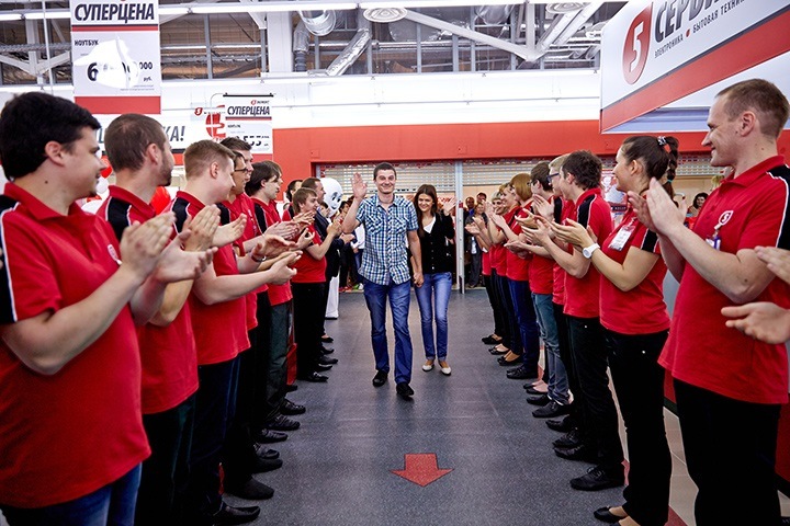 Встреча первого покупателя!