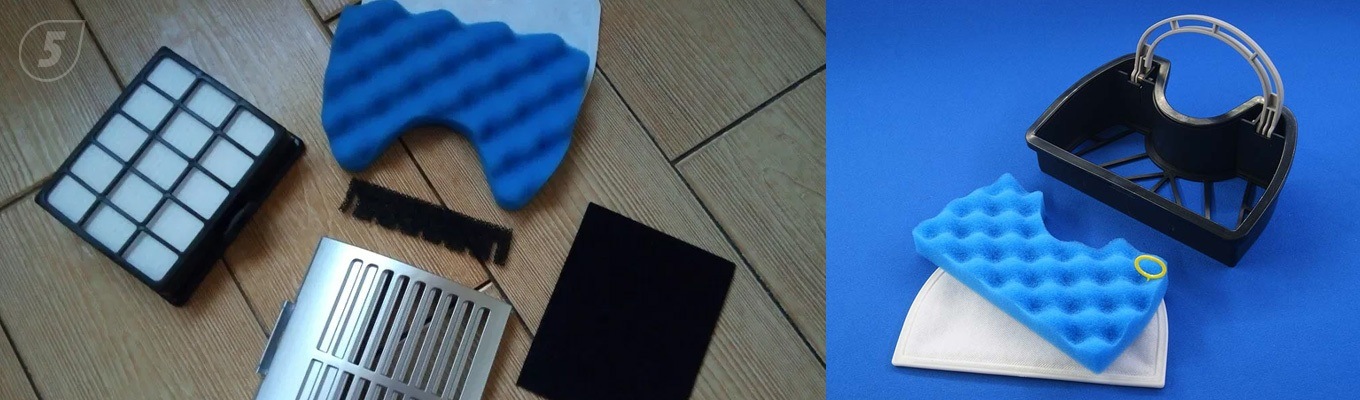 Замена фильтров для пылесосов 