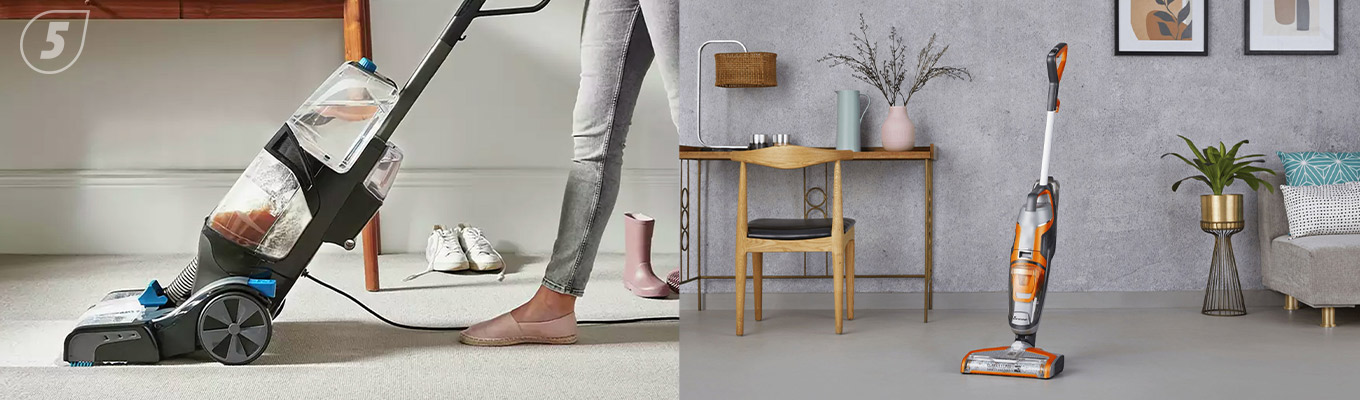 Типы питания вертикального моющего пылесоса