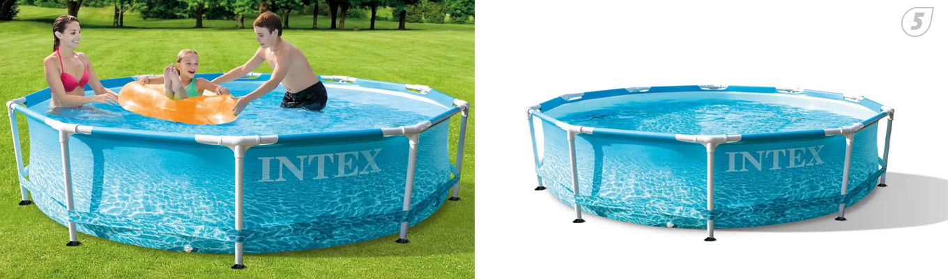 Каркасный бассейн INTEX Metal Frame Beachside 28206 Каркасный бассейн INTEX Metal Frame Beachside 28206