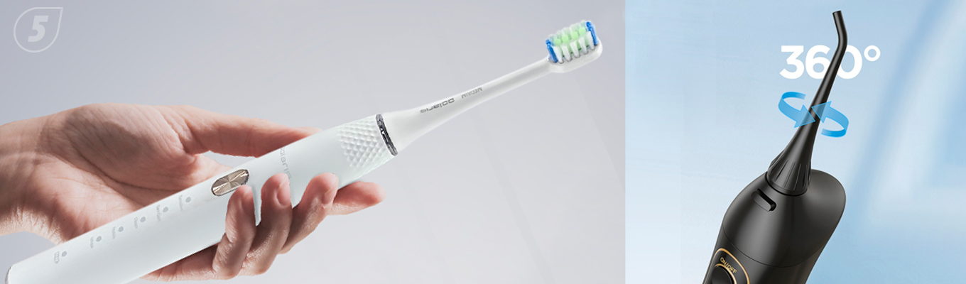 Электрическая зубная щетка и ирригатор