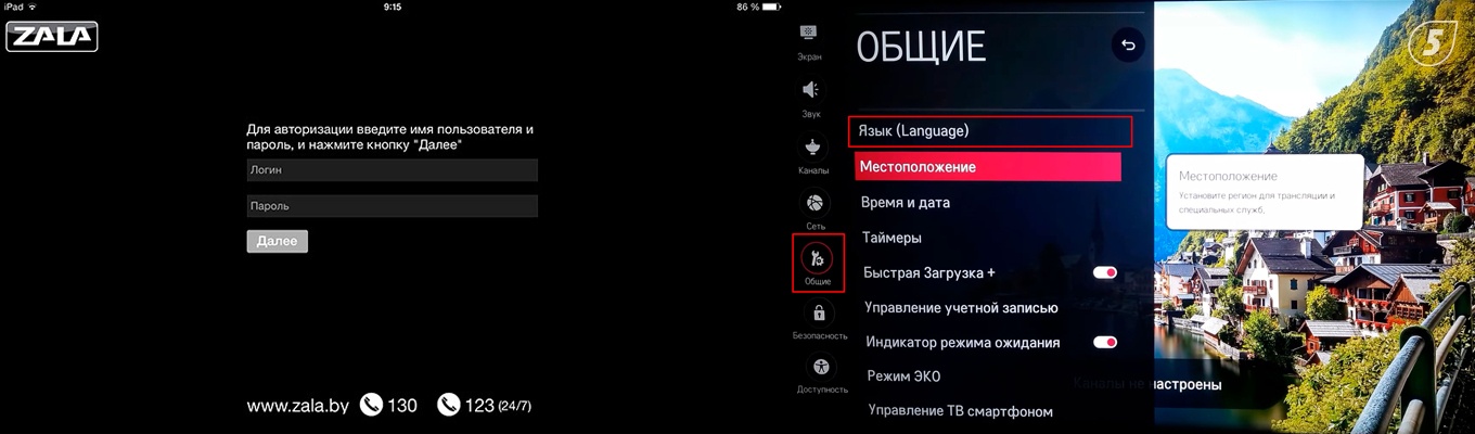 Как подключить ZALA
