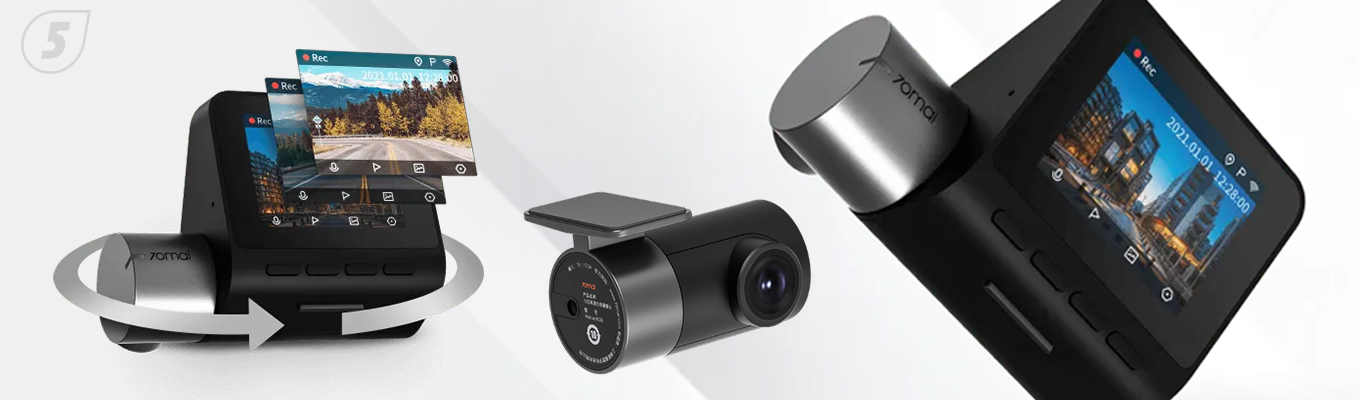 70mai Dash Cam Pro Plus+ A500S-1 Комплект + камера заднего вида RC06 70mai Dash Cam Pro Plus+ A500S-1 Комплект + камера заднего вида RC06