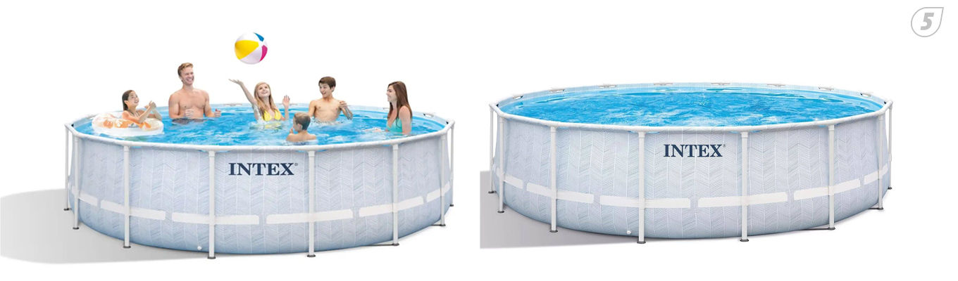 Каркасный бассейн Intex Prism Frame Chevron 26746 Каркасный бассейн Intex Prism Frame Chevron 26746