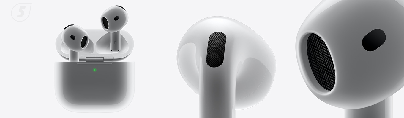 Комплект поставки Airpods 4 Комплект поставки Airpods 4
