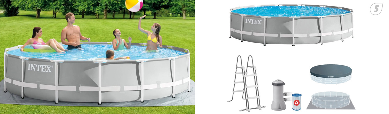 Каркасный бассейн INTEX Prism Frame 26724NP Каркасный бассейн INTEX Prism Frame 26724NP