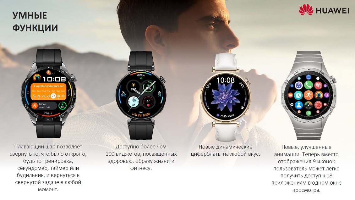 HUAWEI Watch GT 4 Умные функции