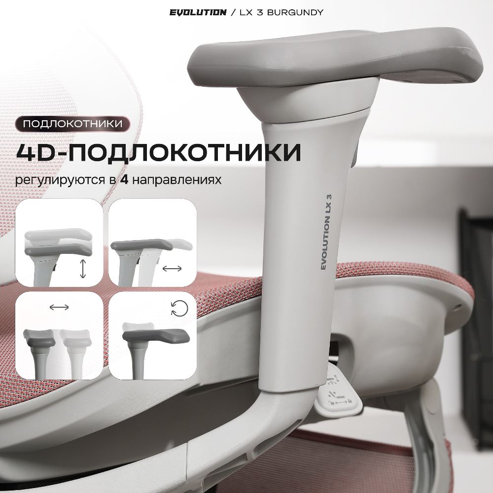 4 направления регулировки