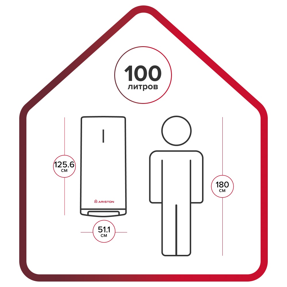 Ariston VELIS TECH R ABS 100 100 Литров