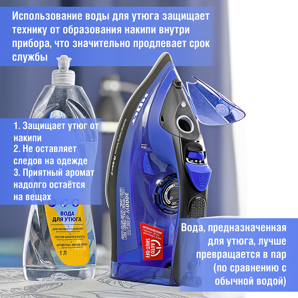 Holt HT-IR-015 (синий) Использование воды