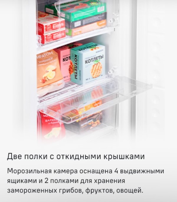 ДВе полки с откидными крышками