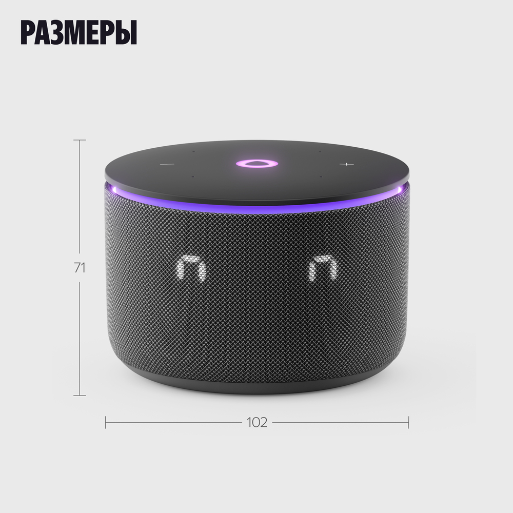 Умная колонка Яндекс.Станция Мини 3 Про размеры