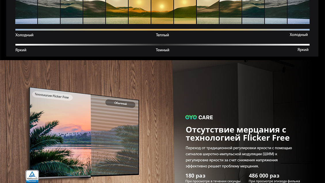 Отсутствие мерцания