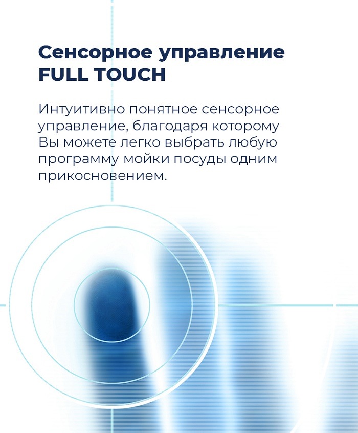 Посудомоечная машина MAUNFELD MLP-12IM Сенсорное управление FULL TOUCH