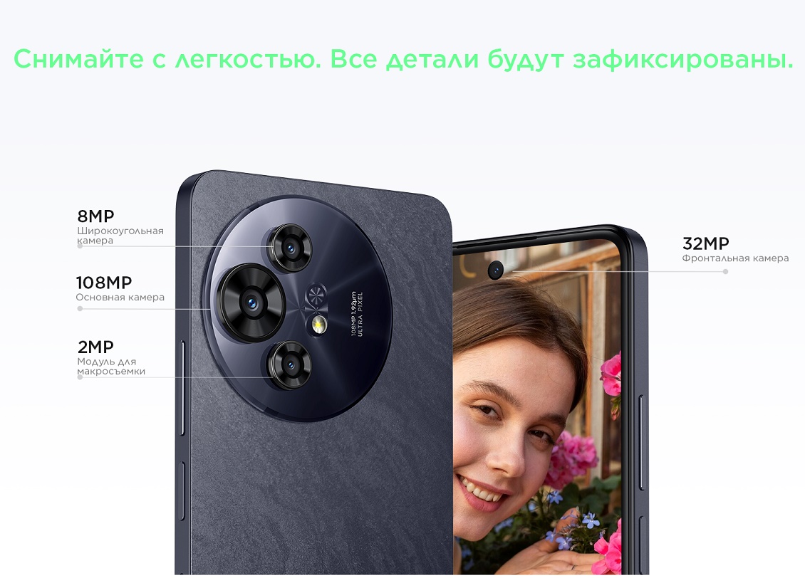 TCL 50 Pro NXTPAPER 5G Камеры смартфона