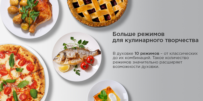 Шкаф духовой электрический MAUNFELD AEOD60103W больше режимов