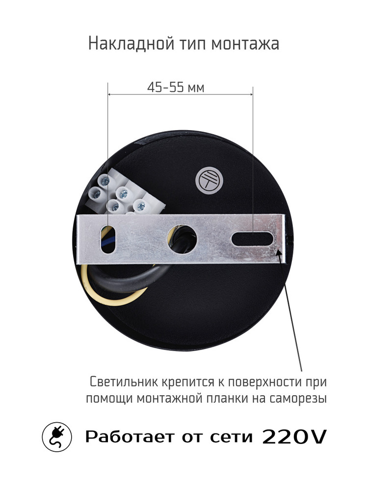 накладной тип