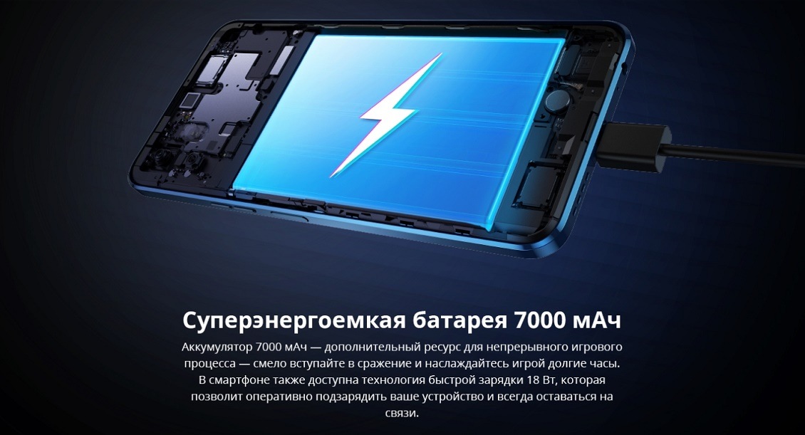 TECNO POVA Neo 2 Суперэнергоемкая батарея 7000 мАч