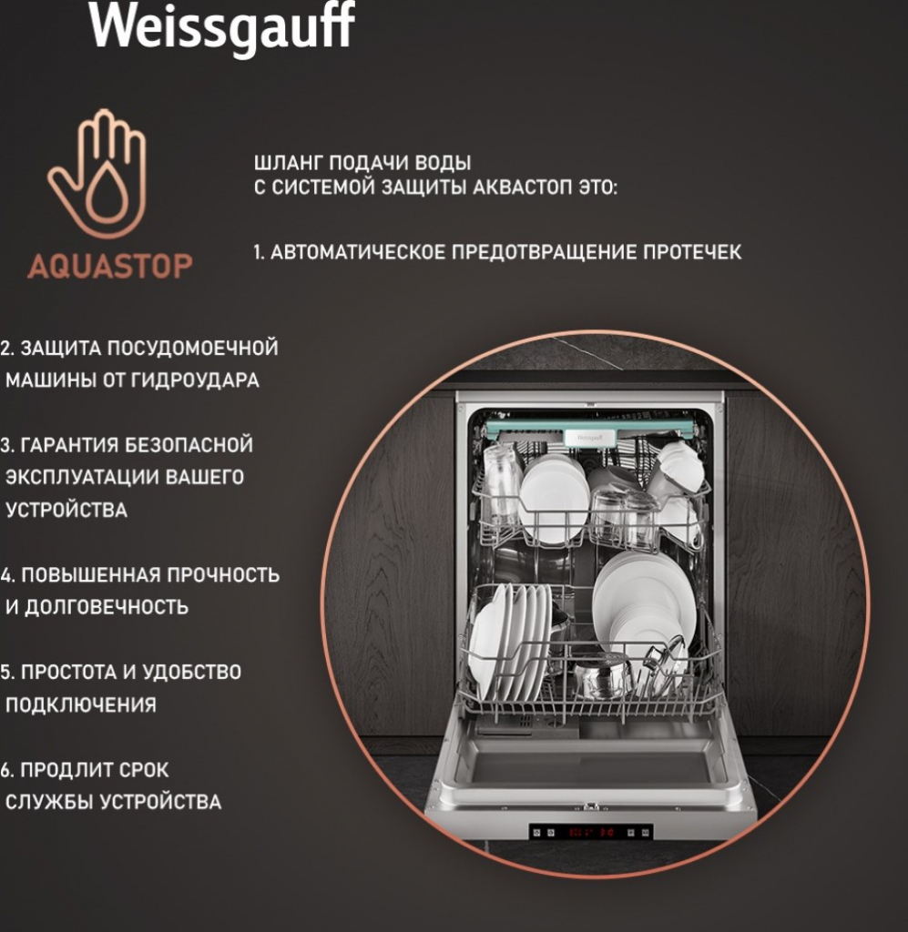 Weissgauff DW 6015 Защита от протечек