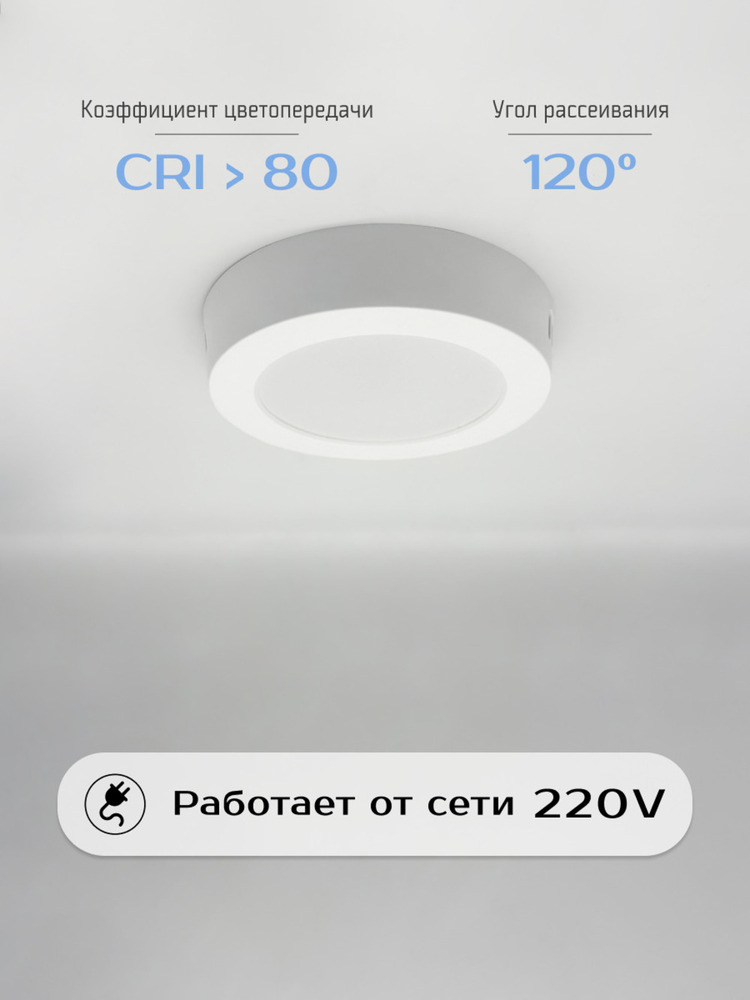 угол рассеивания 120