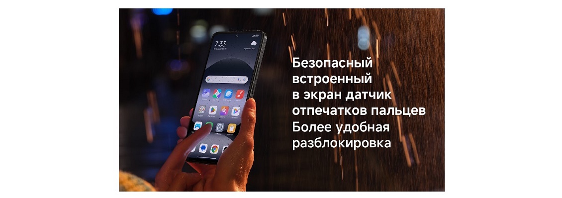 Xiaomi Redmi Note 14 Датчик отпечатка пальцев