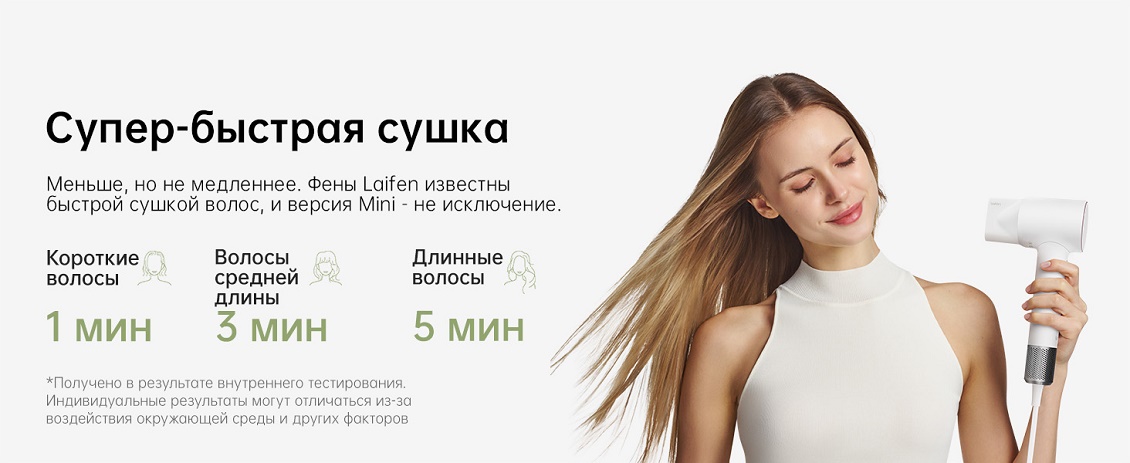 Laifen Mini (белый) Супер-быстрая сушка