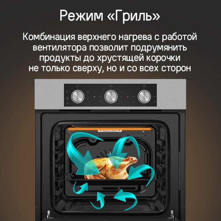 MAUNFELD AEOF6060S Режим "Гриль"