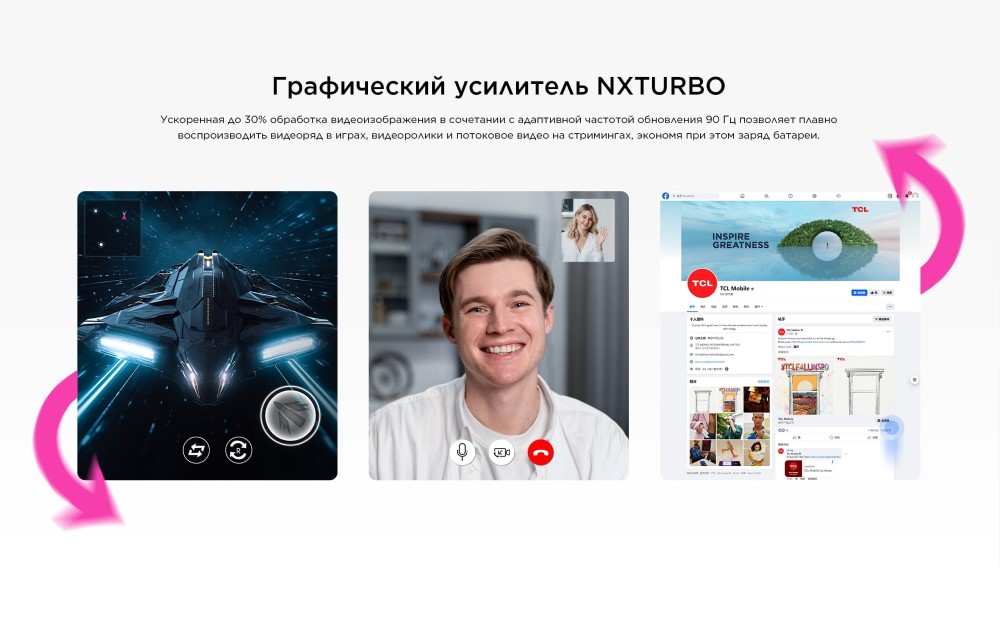 TCL 505 T509A 4GB/128GB Графический усилитель