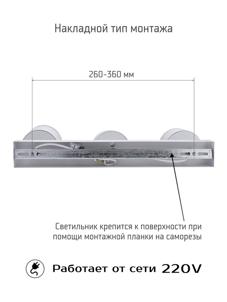 накладной тип