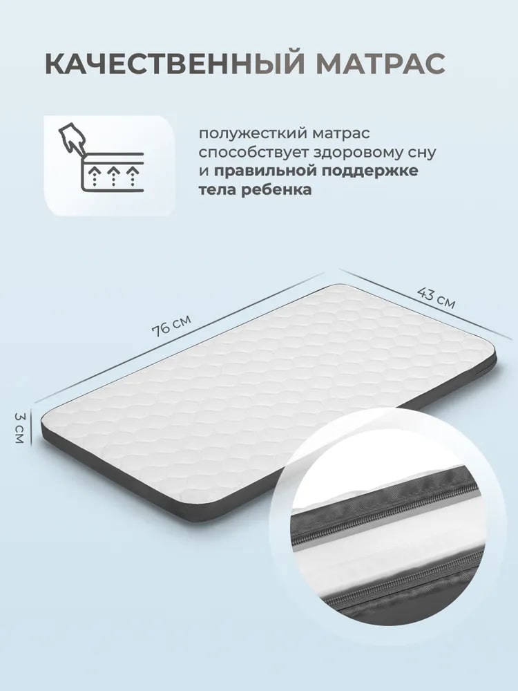 Lionelo Aurora (Grey Concrete) Качественный матрас