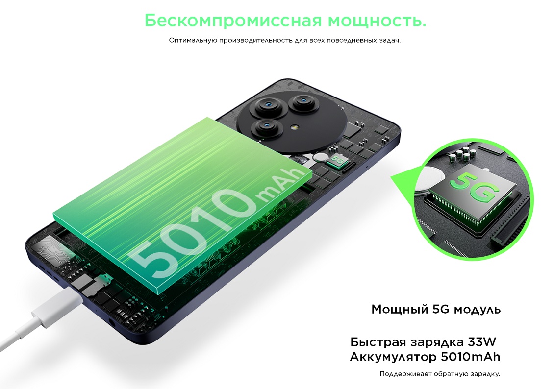 TCL 50 Pro NXTPAPER 5G Бескомпромиссная мощность