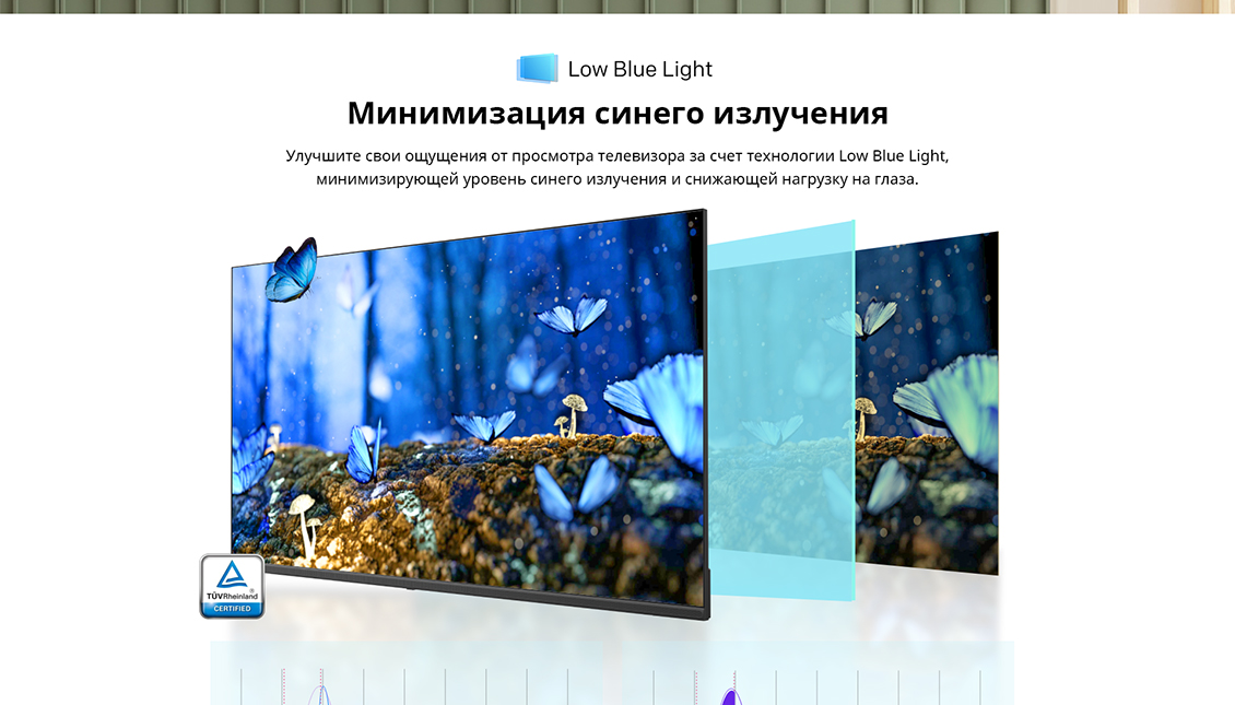 Skyworth E55G Минимизация синего