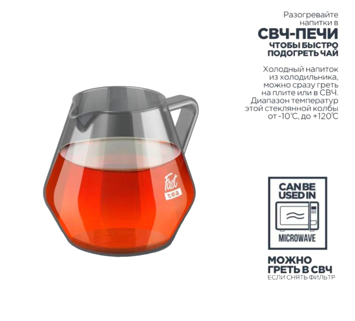 Vitax Fast Tea VX-3342 Разогревать напитки в СВЧ-печи