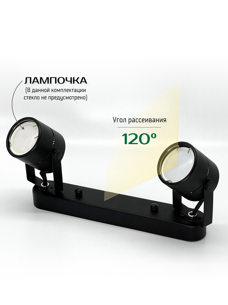 угол рассеивания 120