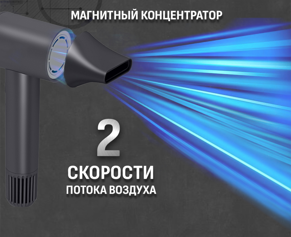 Фен Aresa AR-3233 -  магнитный концентратор