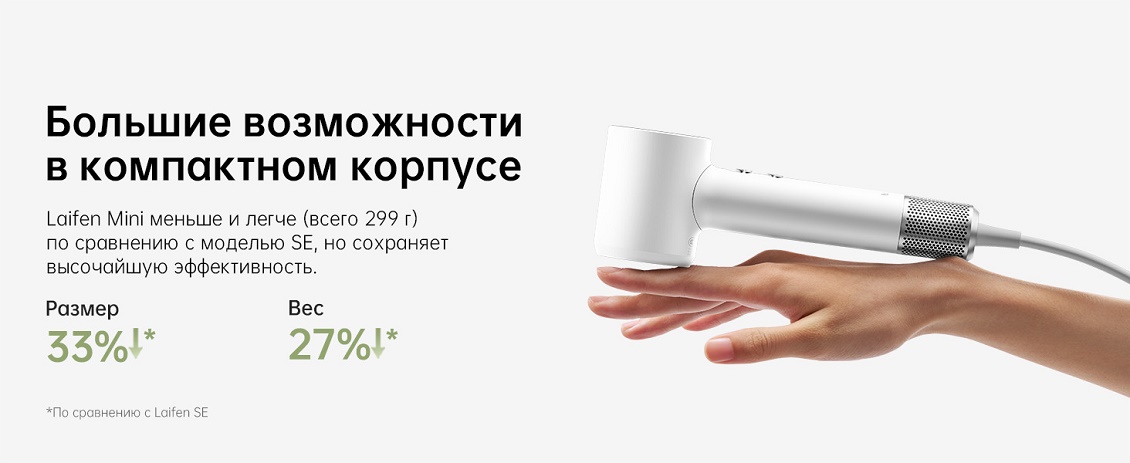 Laifen Mini (белый) Большие возможности в компактном корпусе