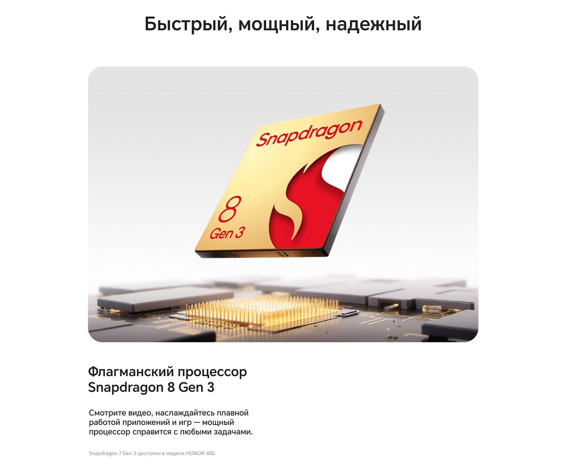 Смартфон Honor 400 / 400 Pro быстрый мощный надежный