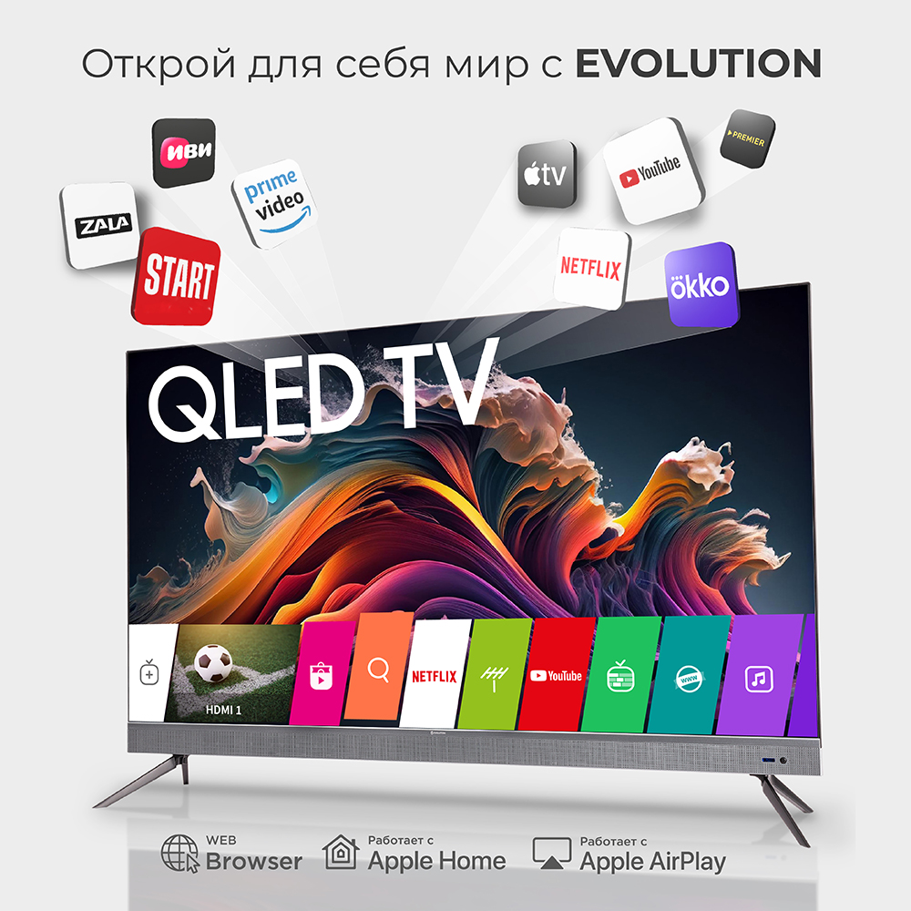EVOLUTION WOSQ50MR1SBUHD Открой для себя мир