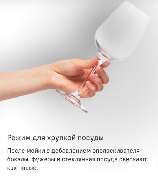 MAUNFELD MWF07IM Режим для хрупкой посуды