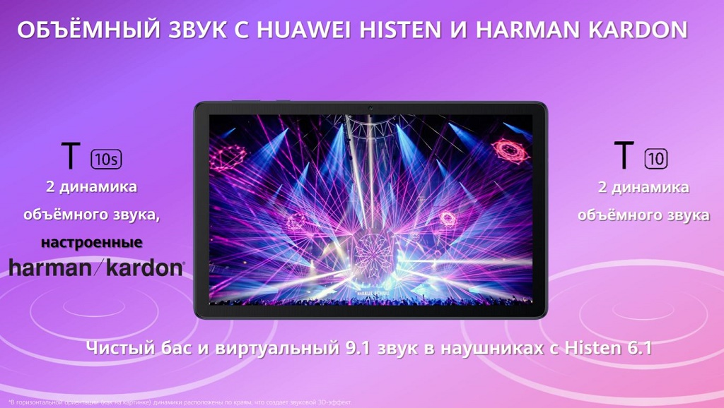 T 10s 2 динамика объёмного звука, настроенные harman/kardon