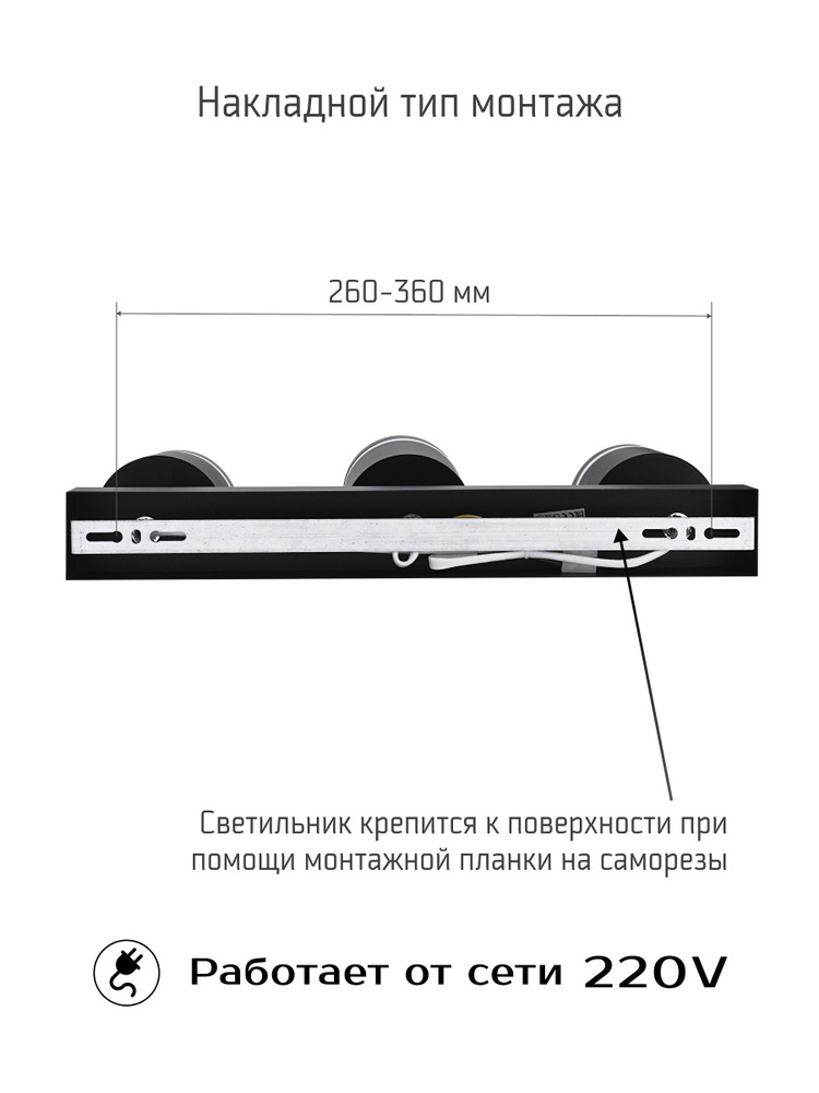 накладной тип