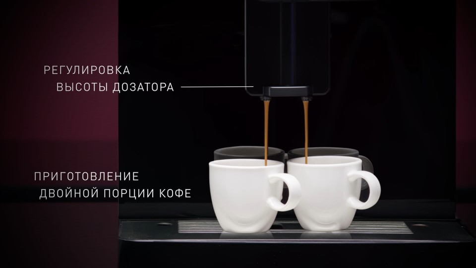 Rondell RDE-1107 Приготовление двойной порции кофе.