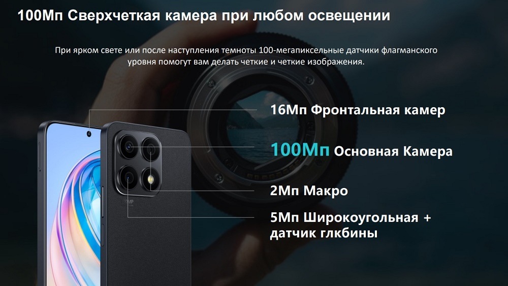 100Мп сверхчеткая камера