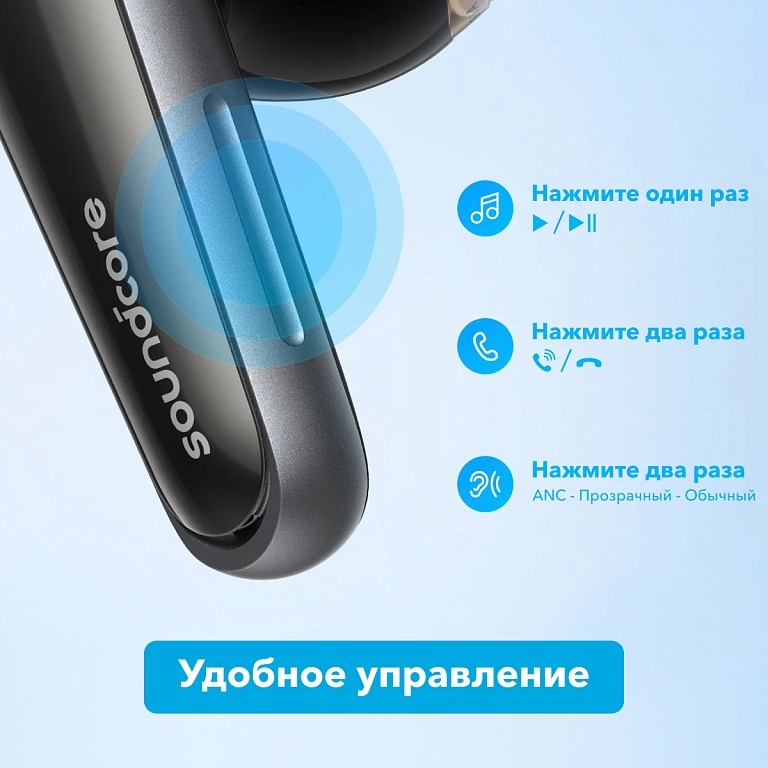 SOUNDCORE Liberty 4 Удобное управление