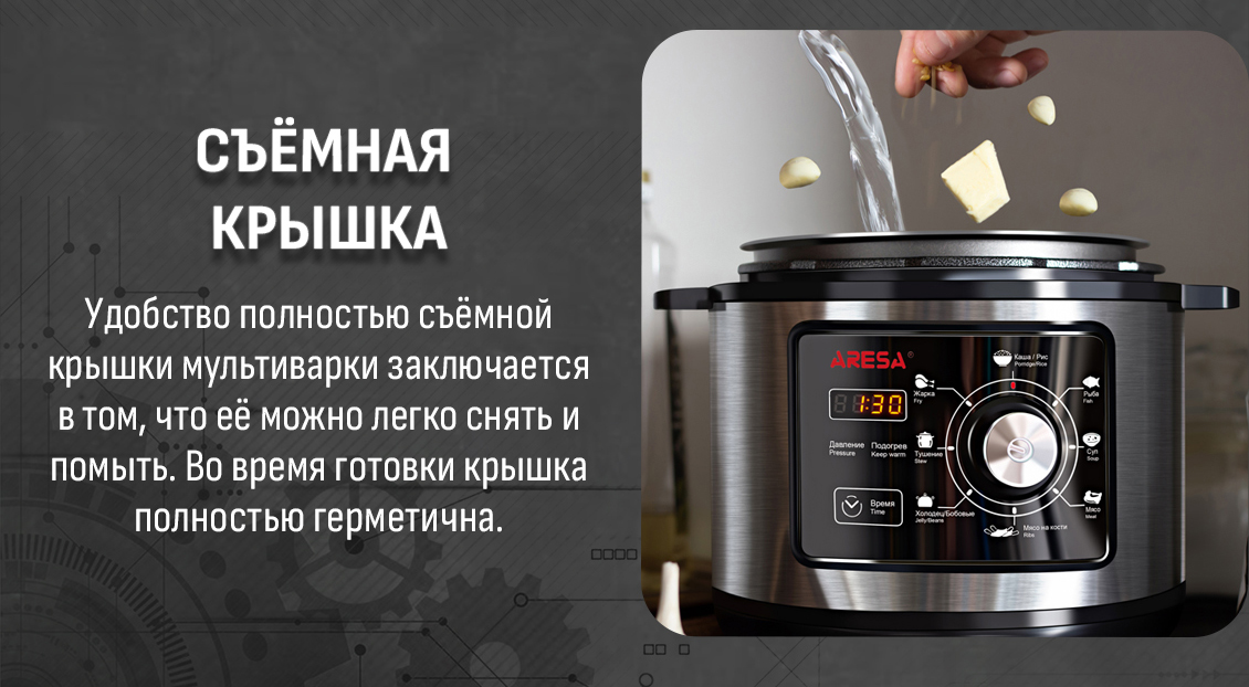 ARESA AR-2009 Съемная чаша