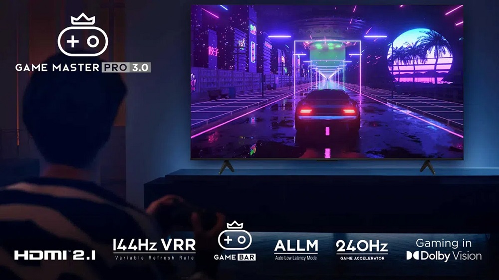 TCL серия QLED780  Game Master Pro 3.0