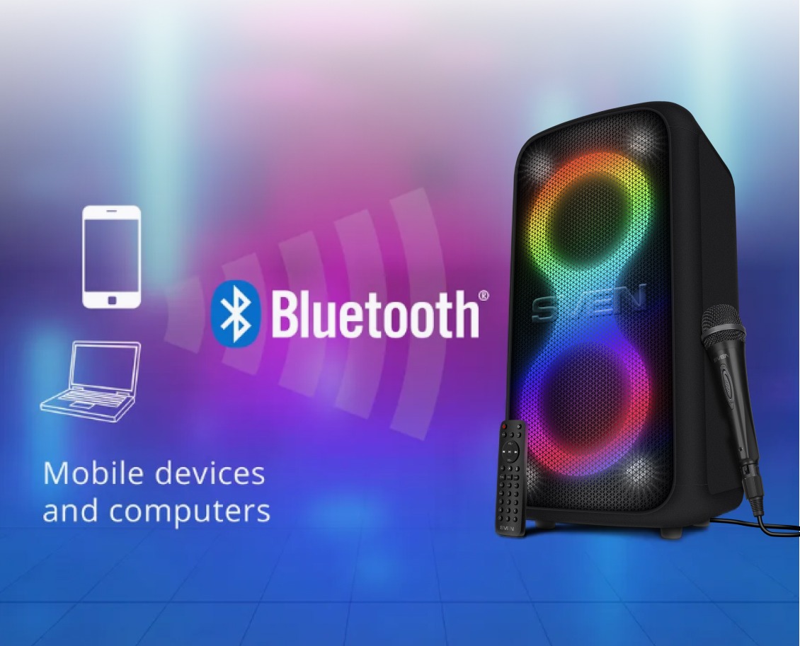 Sven PS-1000 Соединение по блютуз