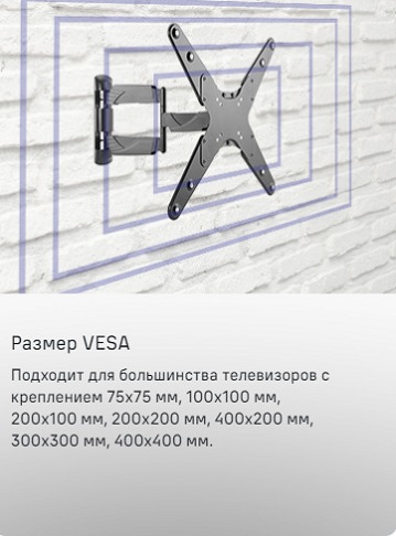 MAUNFELD MTM-2355FM Размер VESA
